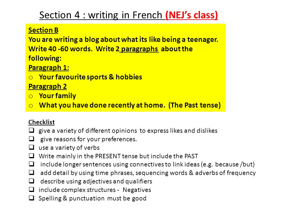 My Hobbies Essay In French – 416918